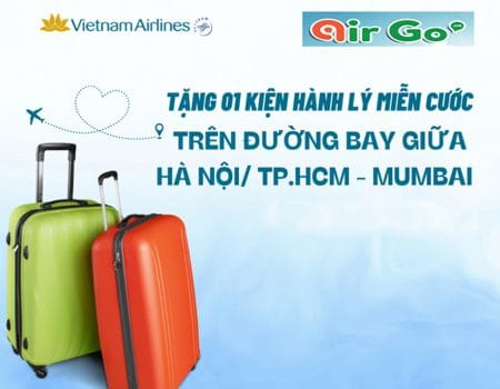 vietnam airlines tang them 1 kien hanh ly mien cuoc tren duong bay den mumbai 2